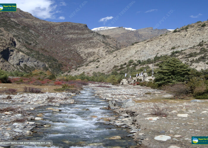 Nepal Fair Step Trekking- view of River & Hills
