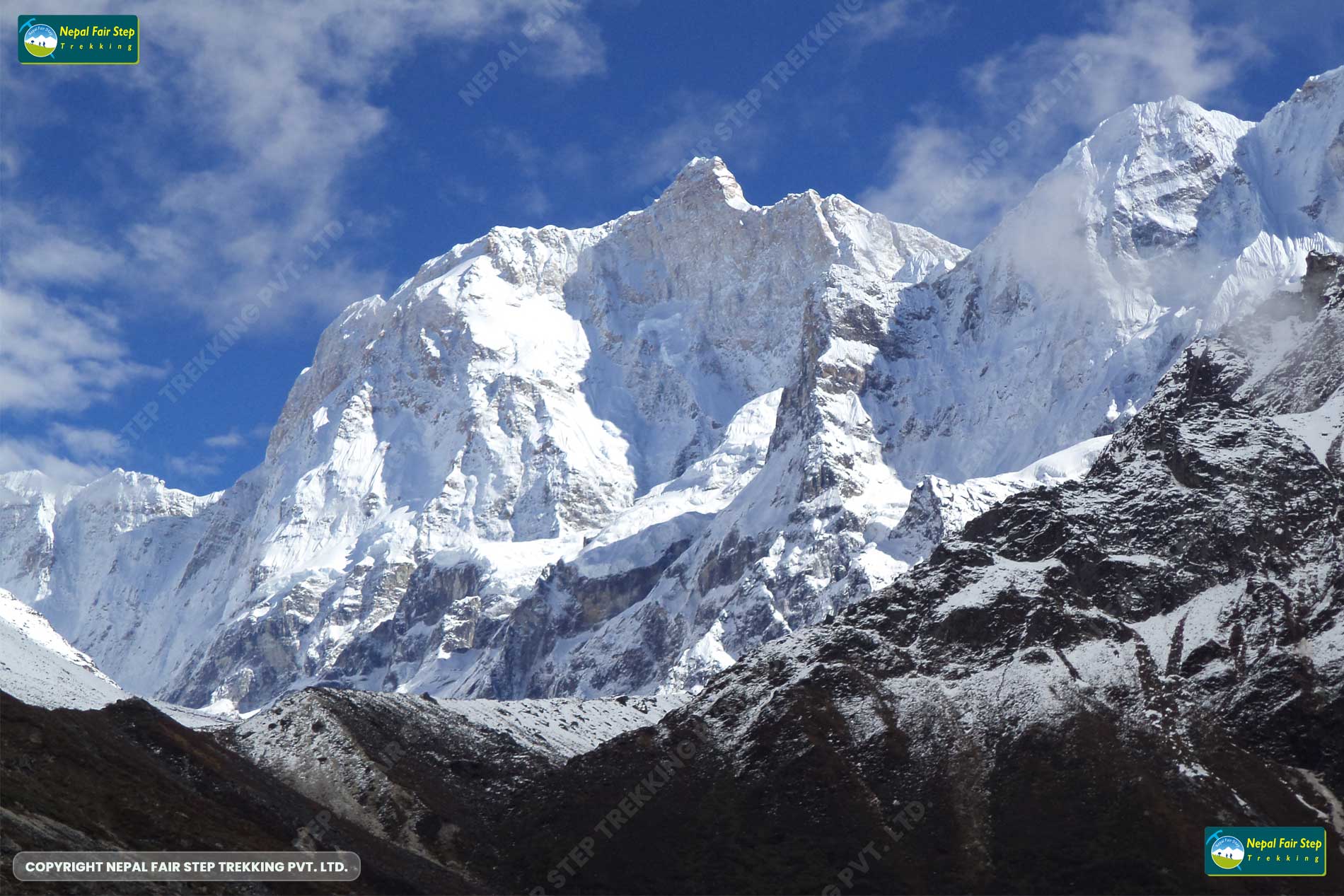Nepal Fair Step Trekking-Beautiful mountain View